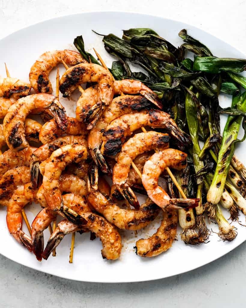 Grilled Shrimp With Miso Butter Charred Scallions Whisper Of Yum Grilled Shrimp With Miso Butter Charred Scallions Whisper Of Yum