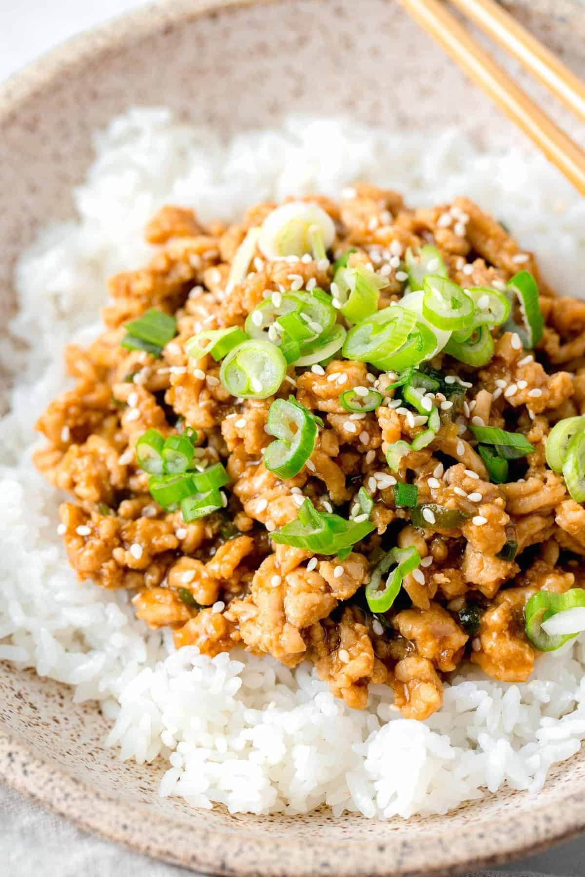 Ground Chicken Teriyaki Table For Two By Julie Chiou
