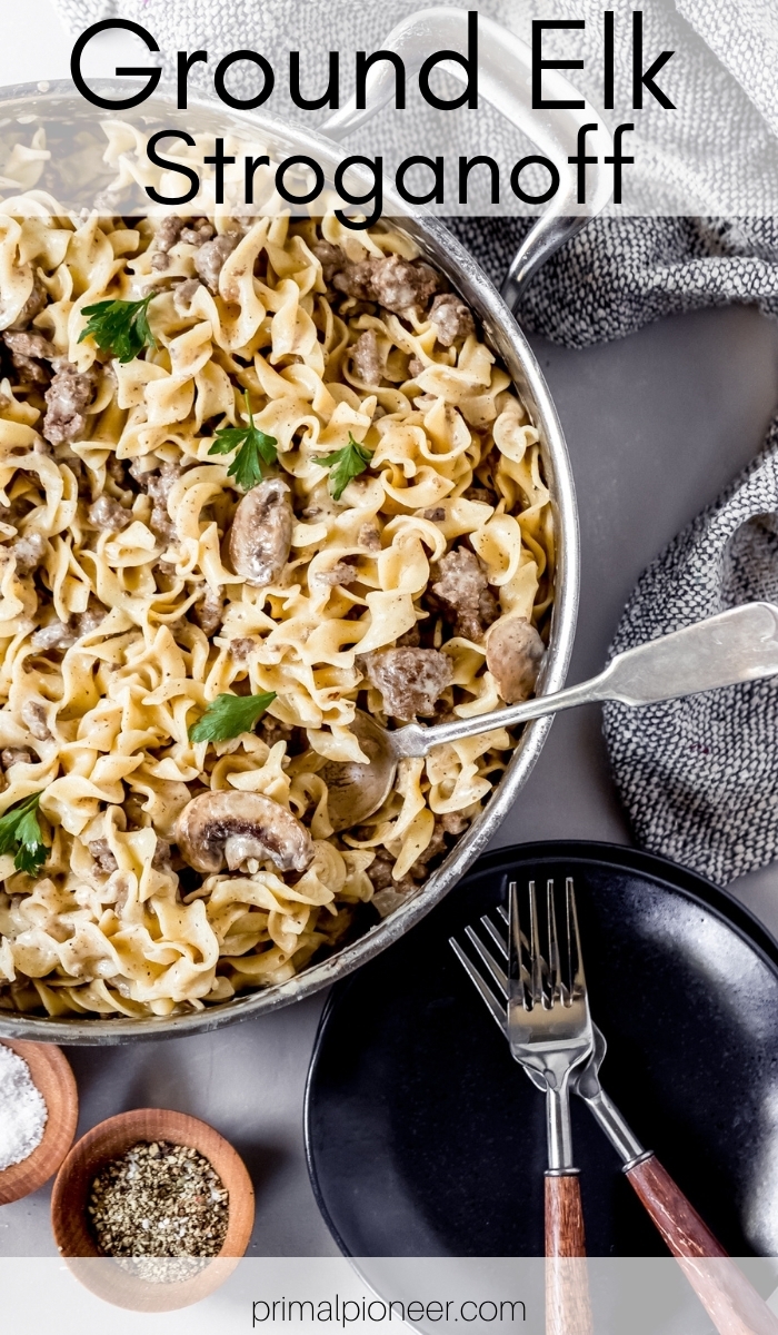 Ground Elk Stroganoff Primal Pioneer