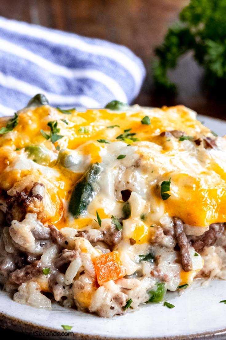 Hamburger Rice Casserole Gonna Want Seconds