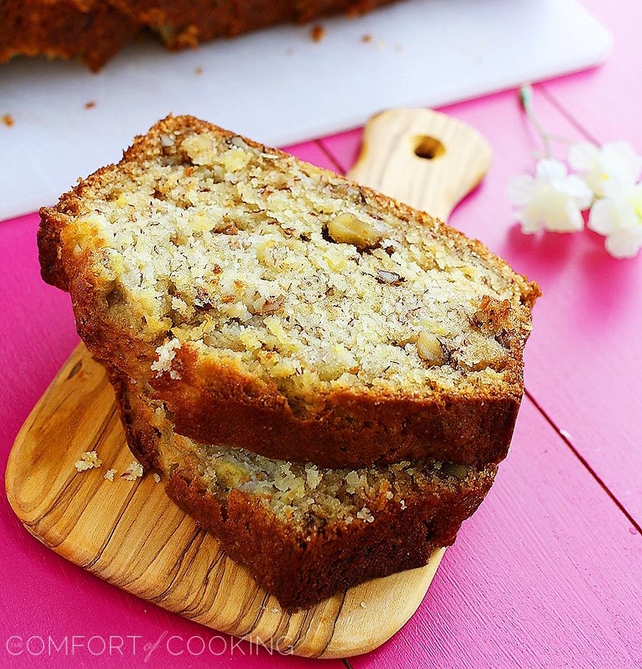 Hawaiian Banana Nut Bread The Comfort Of Cooking