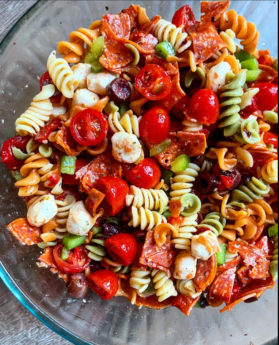 Healthy Italian Pasta Salad Lite Cravings