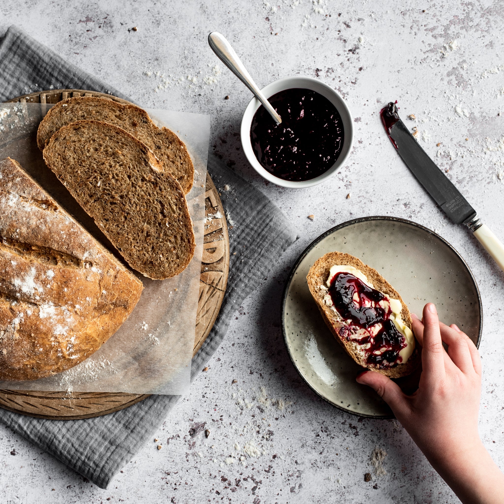 Hearty Country Bread Recipe How To Make Hearty Country Bread