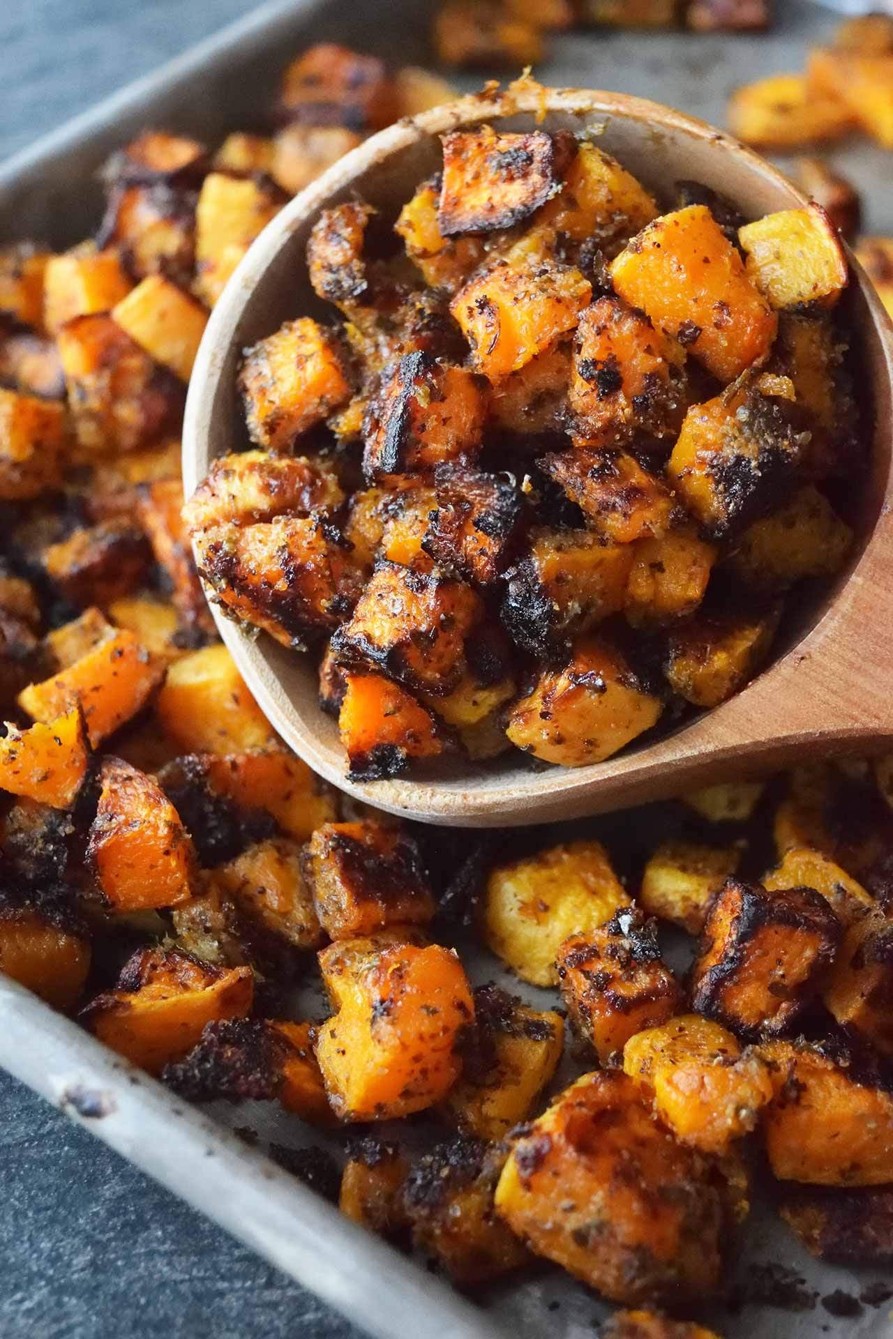 Herb Baked Butternut Squash Recipe