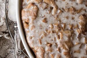 High Altitude Apple Fritter Cake Curly Girl Kitchen