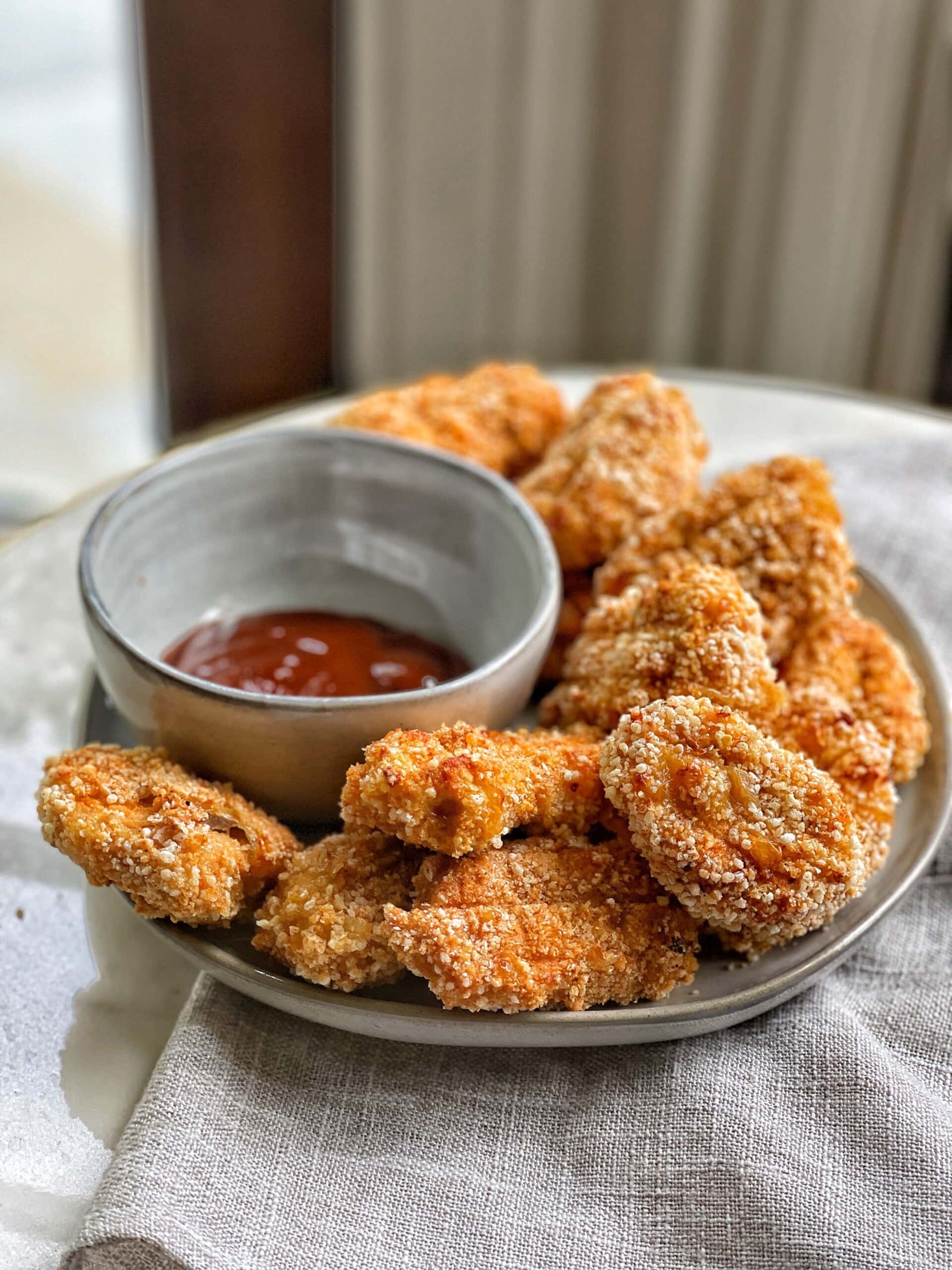 Homemade Baked Chicken Nuggets With Ground Chicken Sweet Savory And Steph