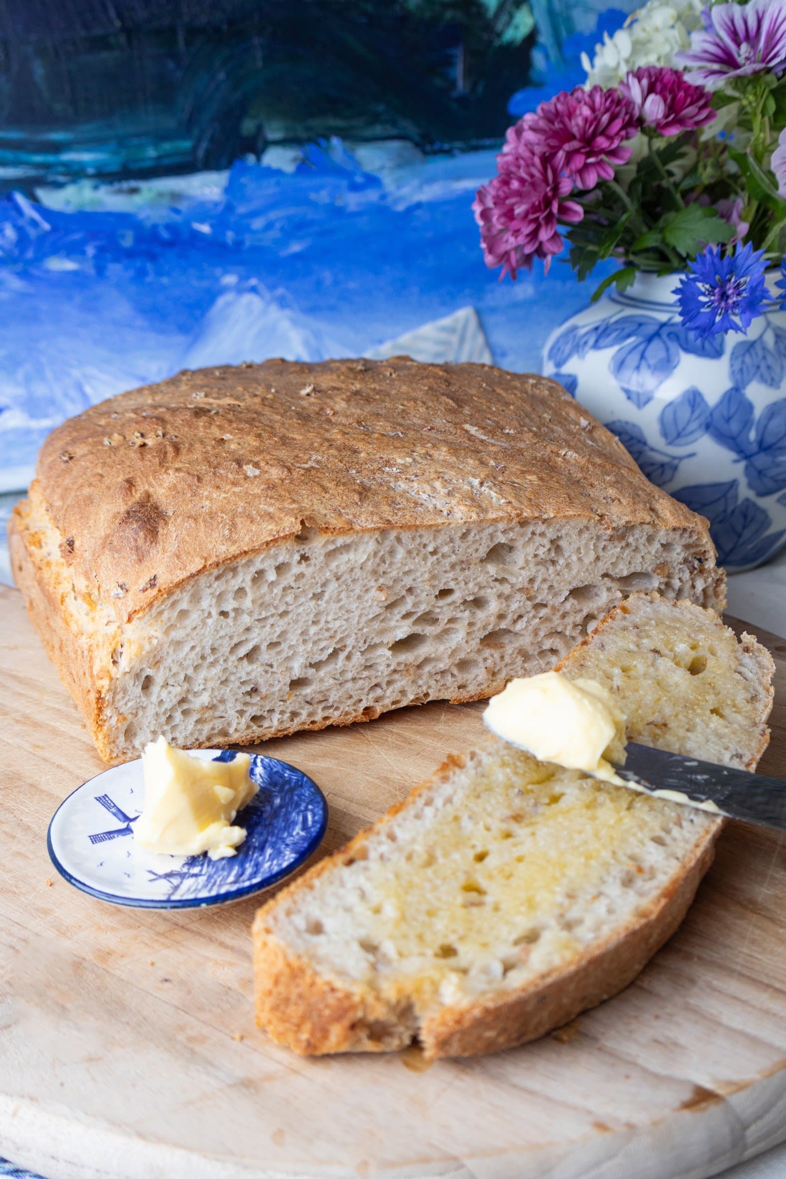 Homemade Bread With Barley Sulten