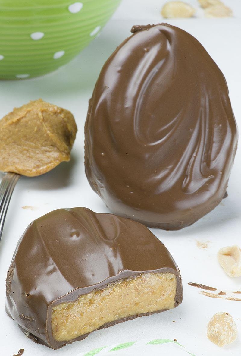 Homemade Chocolate Peanut Butter Eggs OMG Chocolate Desserts