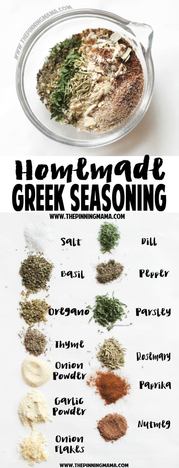 Homemade Greek Seasoning Paleo Whole30 Compliant The Pinning Mama