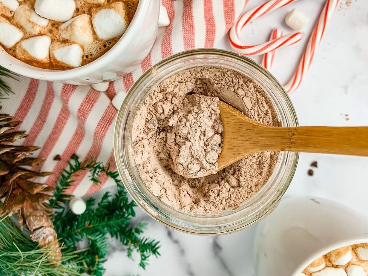 Homemade Hot Chocolate Mix No Powdered Milk Barefoot In The Pines