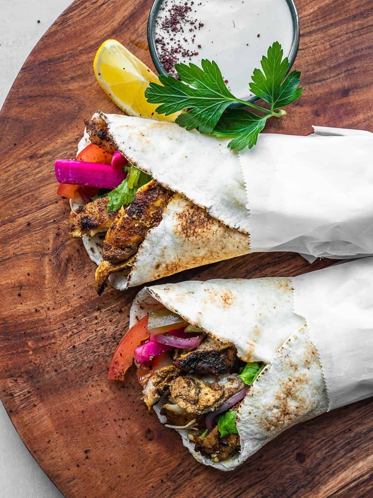 Homemade Lebanese Chicken Shawarma Recipe Wrap Or Bowl Urban Farm And Kitchen