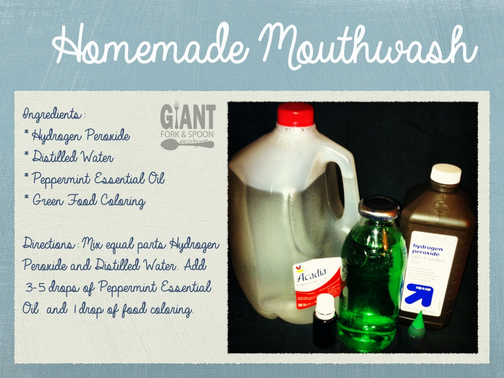 homemade mouthwash recipe