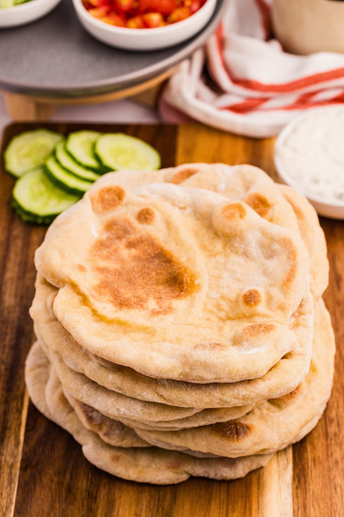 Homemade Sourdough Pita Bread Homemade Sourdough Pita Bread