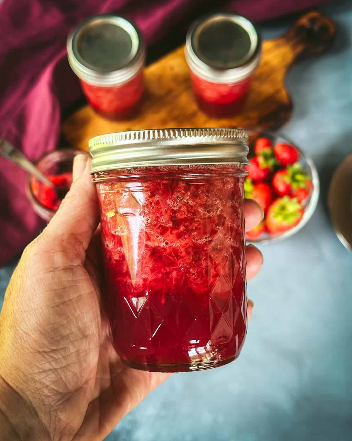 Homemade Strawberry Jam Low Sugar Or No Sugar