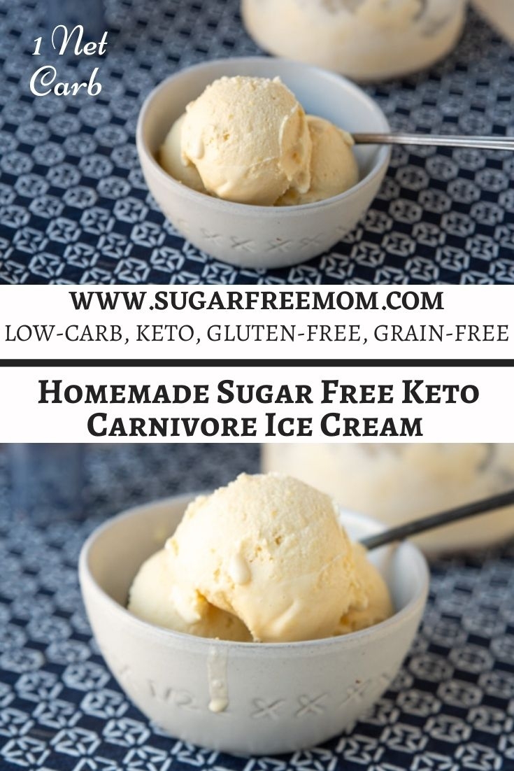 Homemade Sugar Free Keto Carnivore Ice Cream Recipe Sugar Free Mom