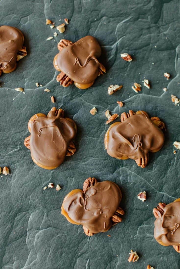 Homemade Turtle Candy From Michigan To The Table Homemade Turtle Candy From Michigan To The Table