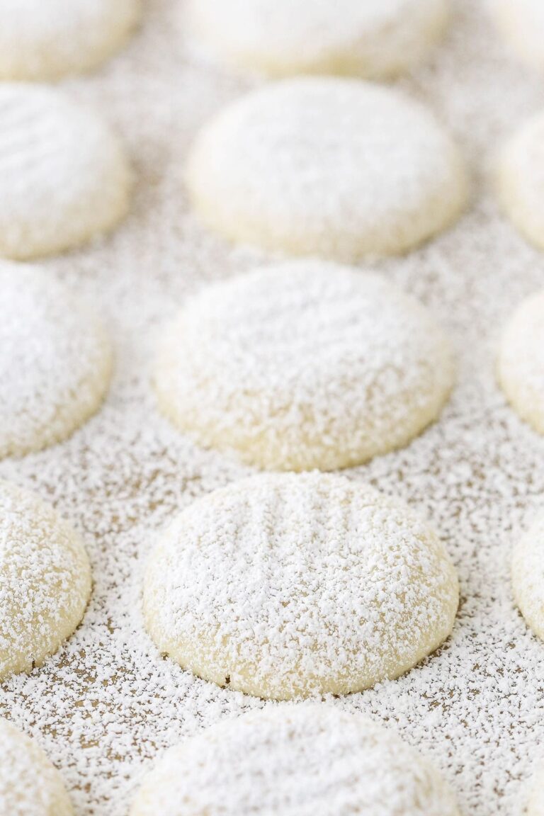 Homemade Vanilla Butter Cookies Life Love Sugar