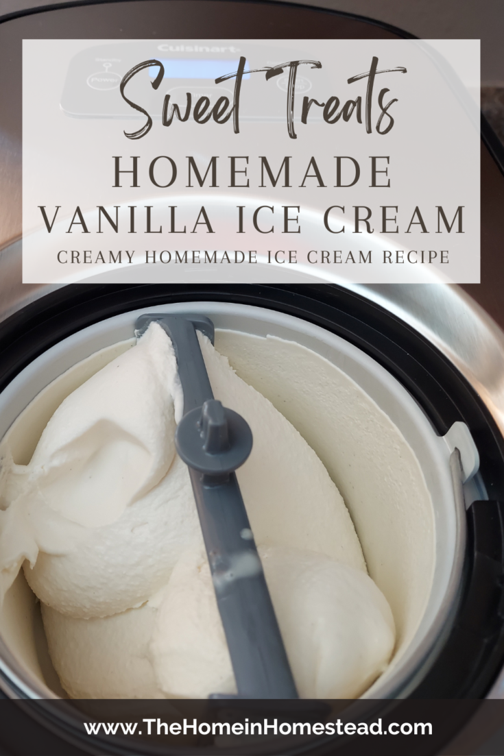 Homemade Vanilla Ice Cream Recipe How To Use The Cuisinart Ice Cream Maker The Home In Homestead Homemade Vanilla Ice Cream Recipe How To Use The Cuisinart Ice Cream Maker The Home In Homestead