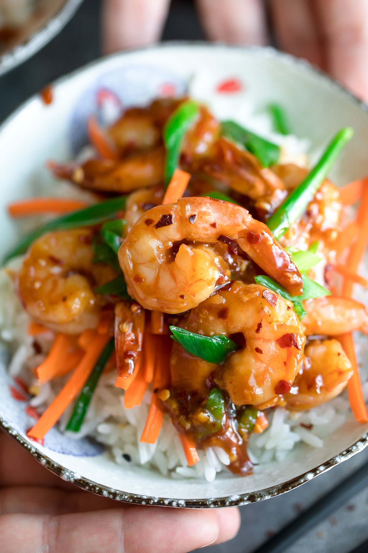 Honey Garlic Shrimp Bowls Recipe Peas And Crayons Honey Garlic Shrimp Bowls Recipe Peas And Crayons