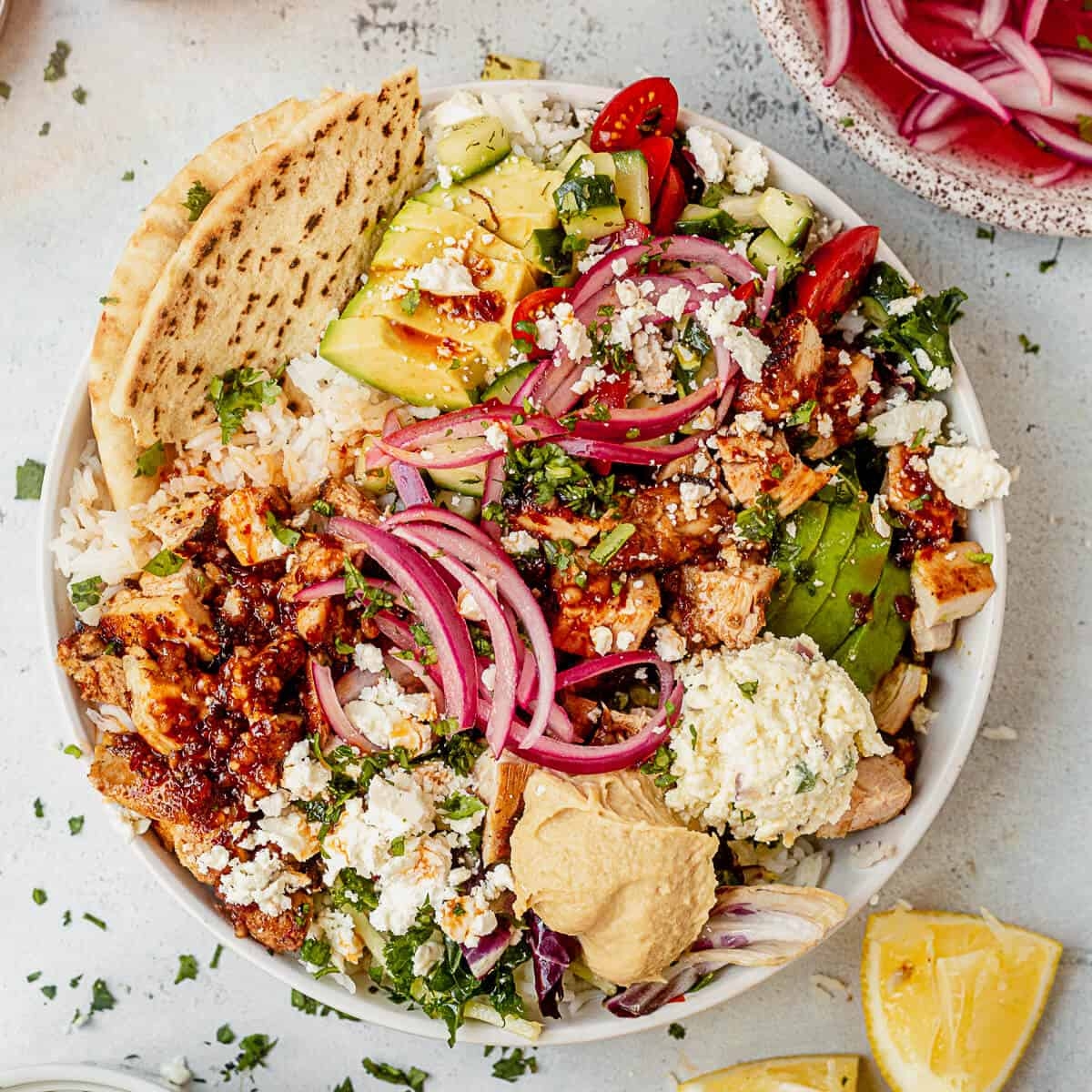 Honey Harissa Chicken Bowls Recipe Cava Copycat 