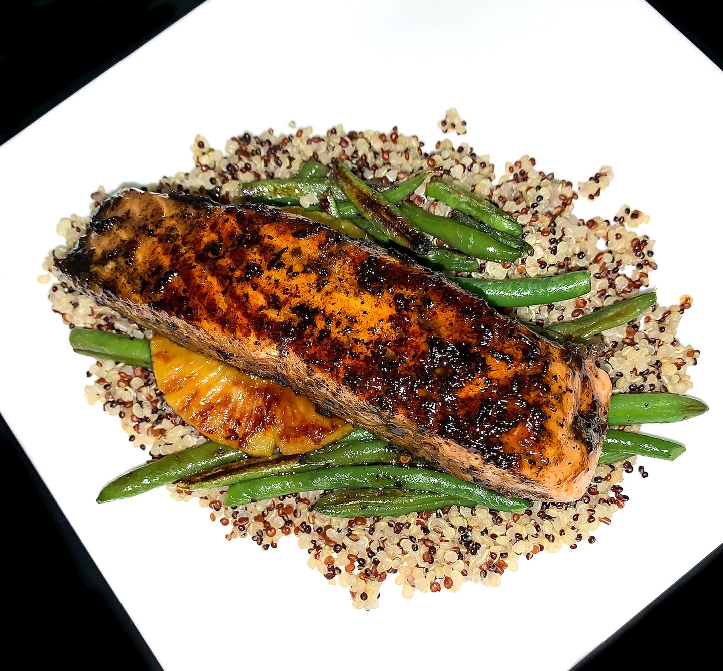 Honey Jerk Salmon With Grilled Pineapple Moore Mealz