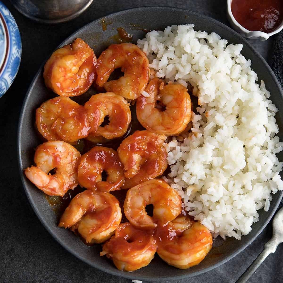 Honey Sriracha Shrimp