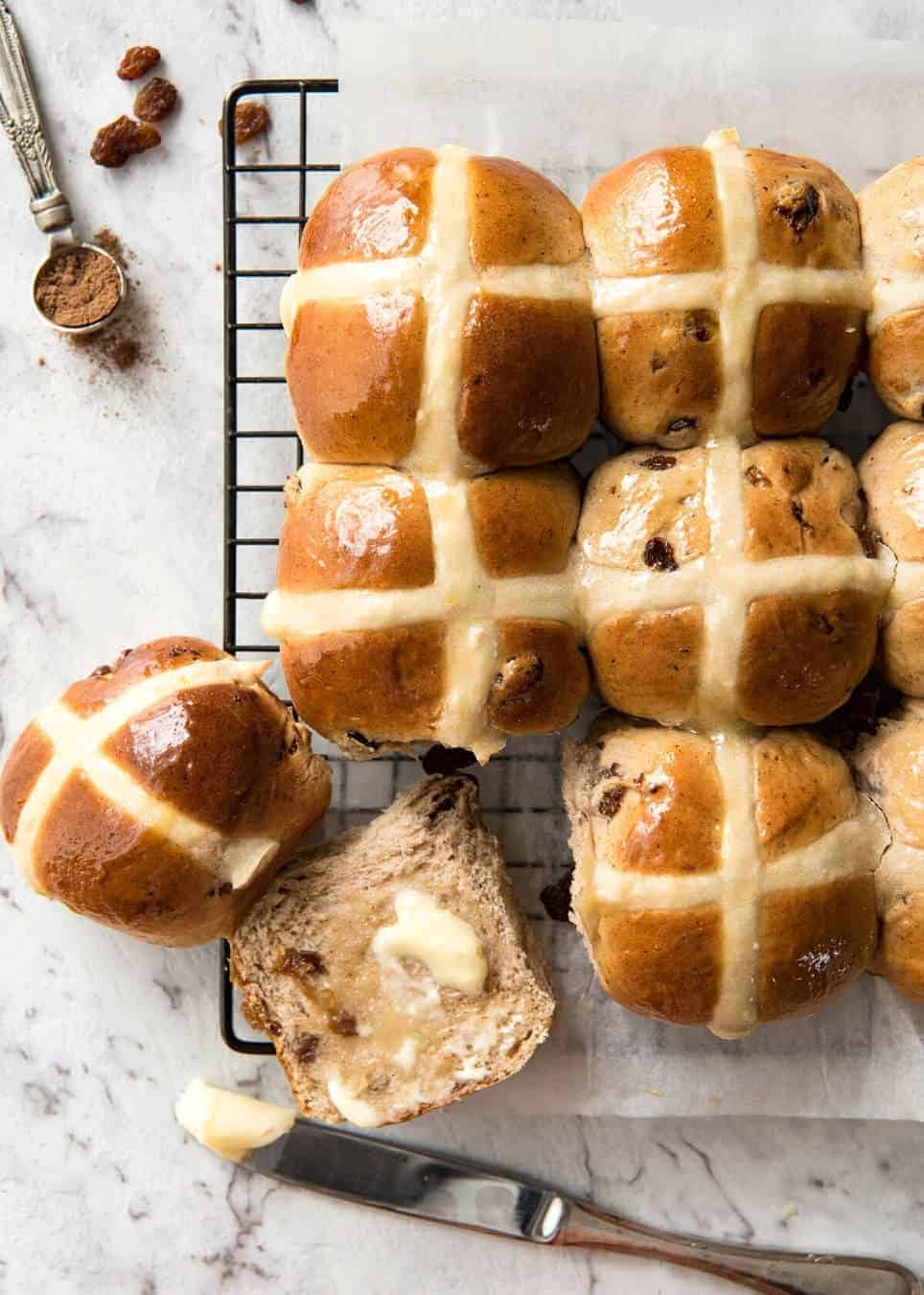 Hot Cross Buns Recipe RecipeTin Eats