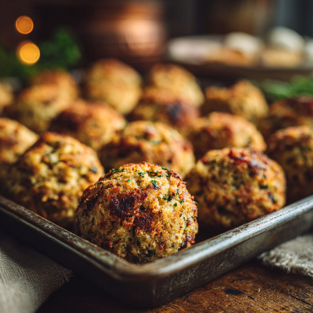 How To Make Bread Stuffing Balls 1940s Recipe The Best Retro Comfort