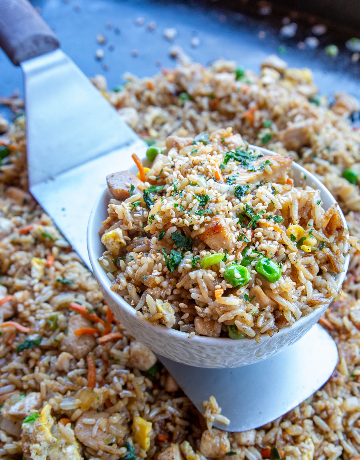 How To Make Chicken Fried Rice On A Blackstone Urban Cowgirl
