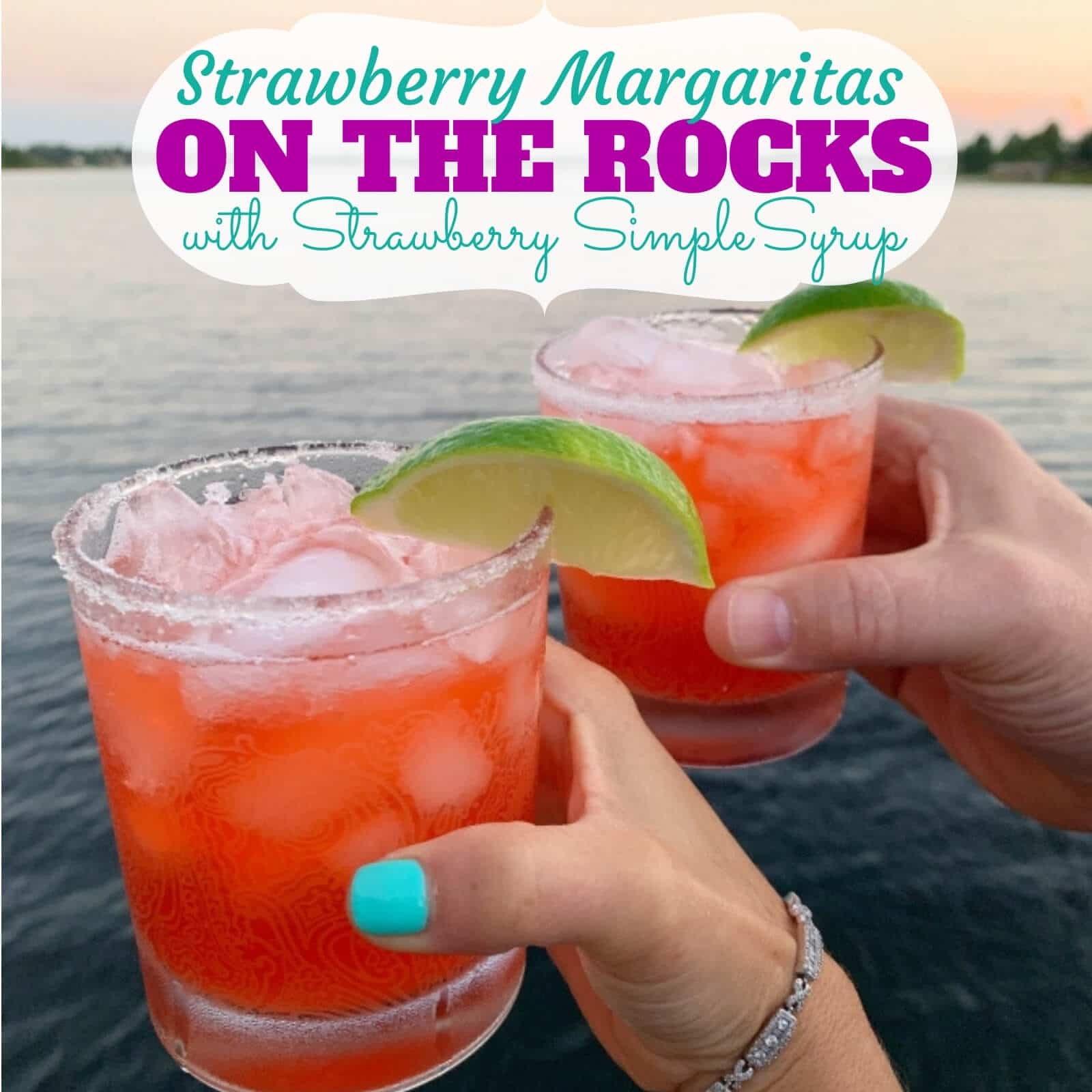 How To Make Easy Strawberry Margaritas On The Rocks How To Make Easy Strawberry Margaritas On The Rocks