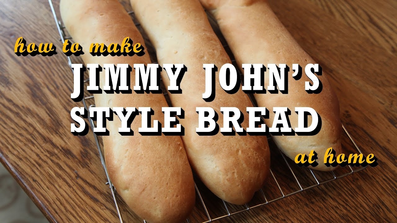 How To Make Jimmy John s Style Bread At Home YouTube