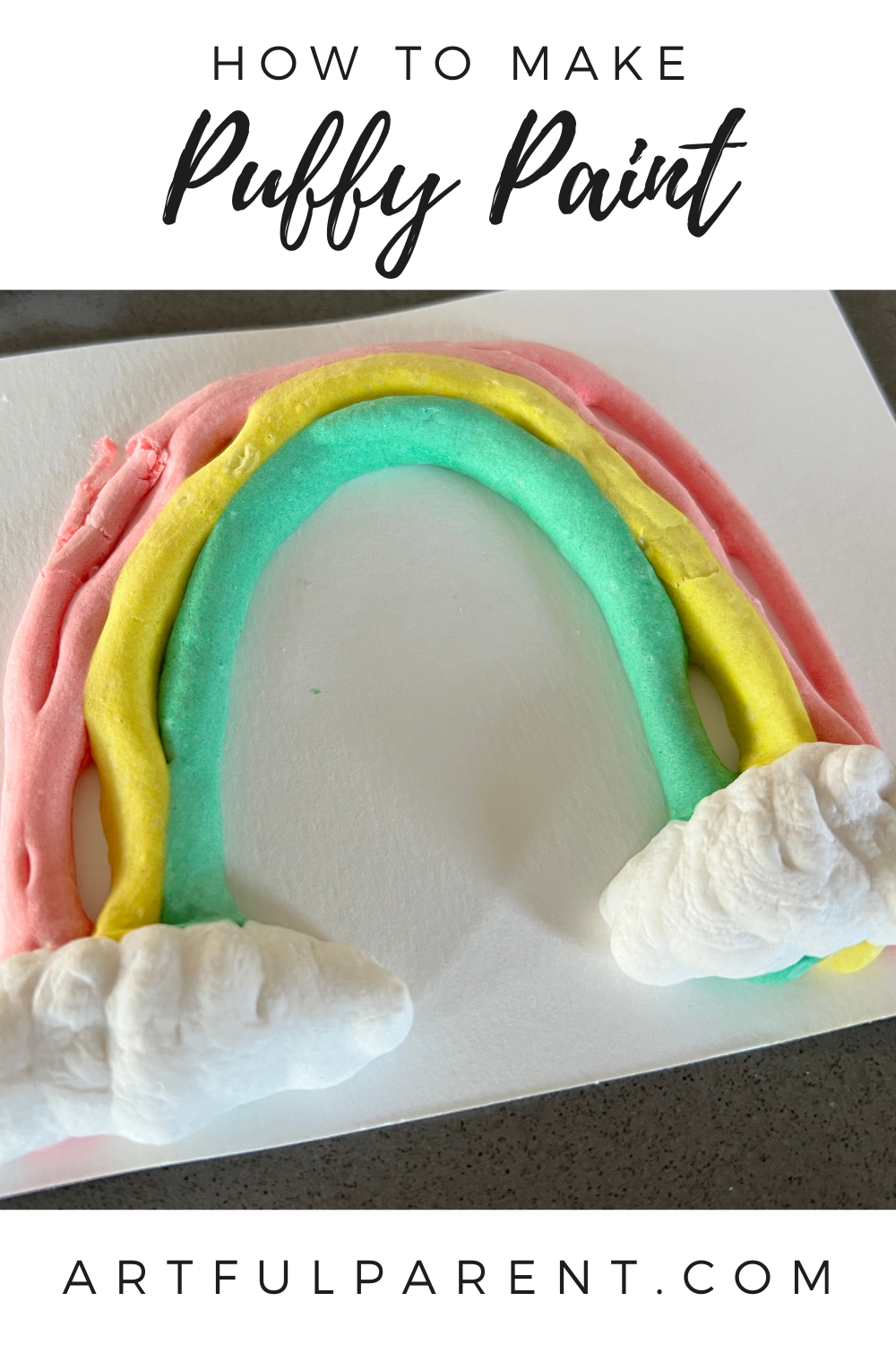 How To Make Puffy Paint For Kids