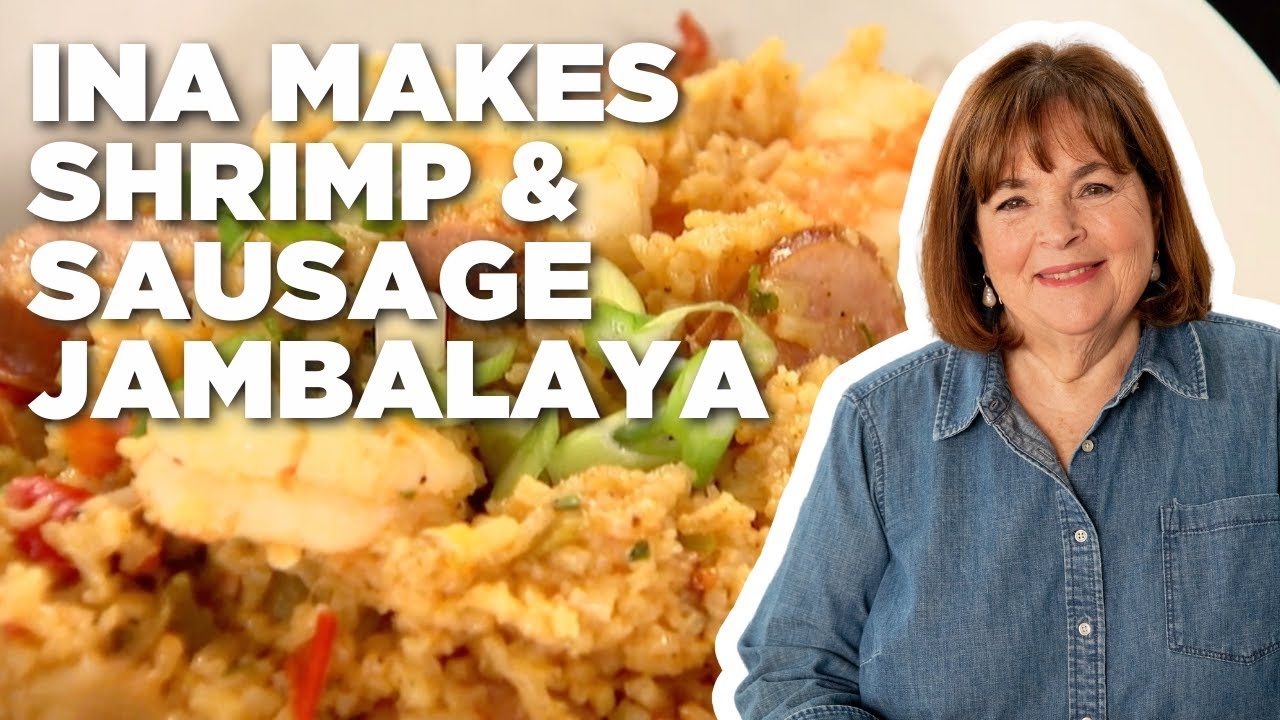 Ina Garten Makes Shrimp And Sausage Jambalaya Barefoot Contessa Food Network YouTube