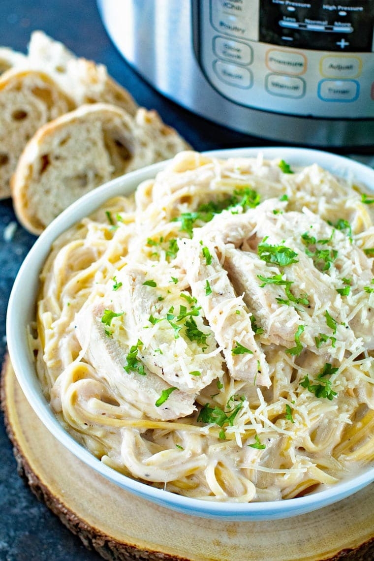 Instant Pot Chicken Alfredo Julie s Eats Treats 