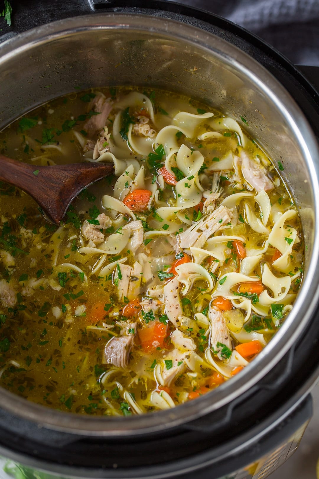 chicken noodle soup recipe instant pot