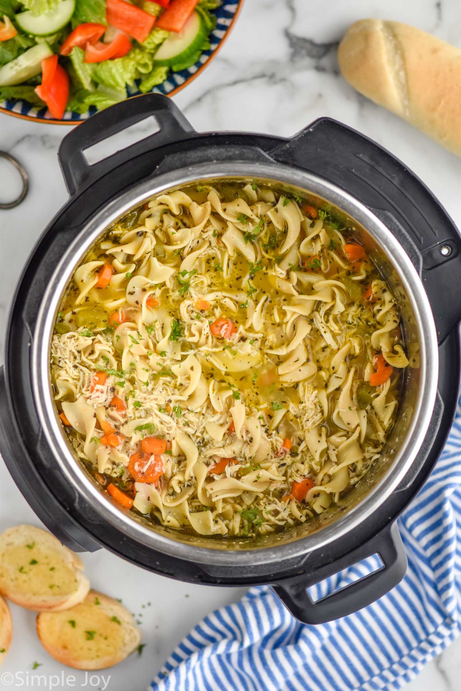 Instant Pot Chicken Noodle Soup Simple Joy