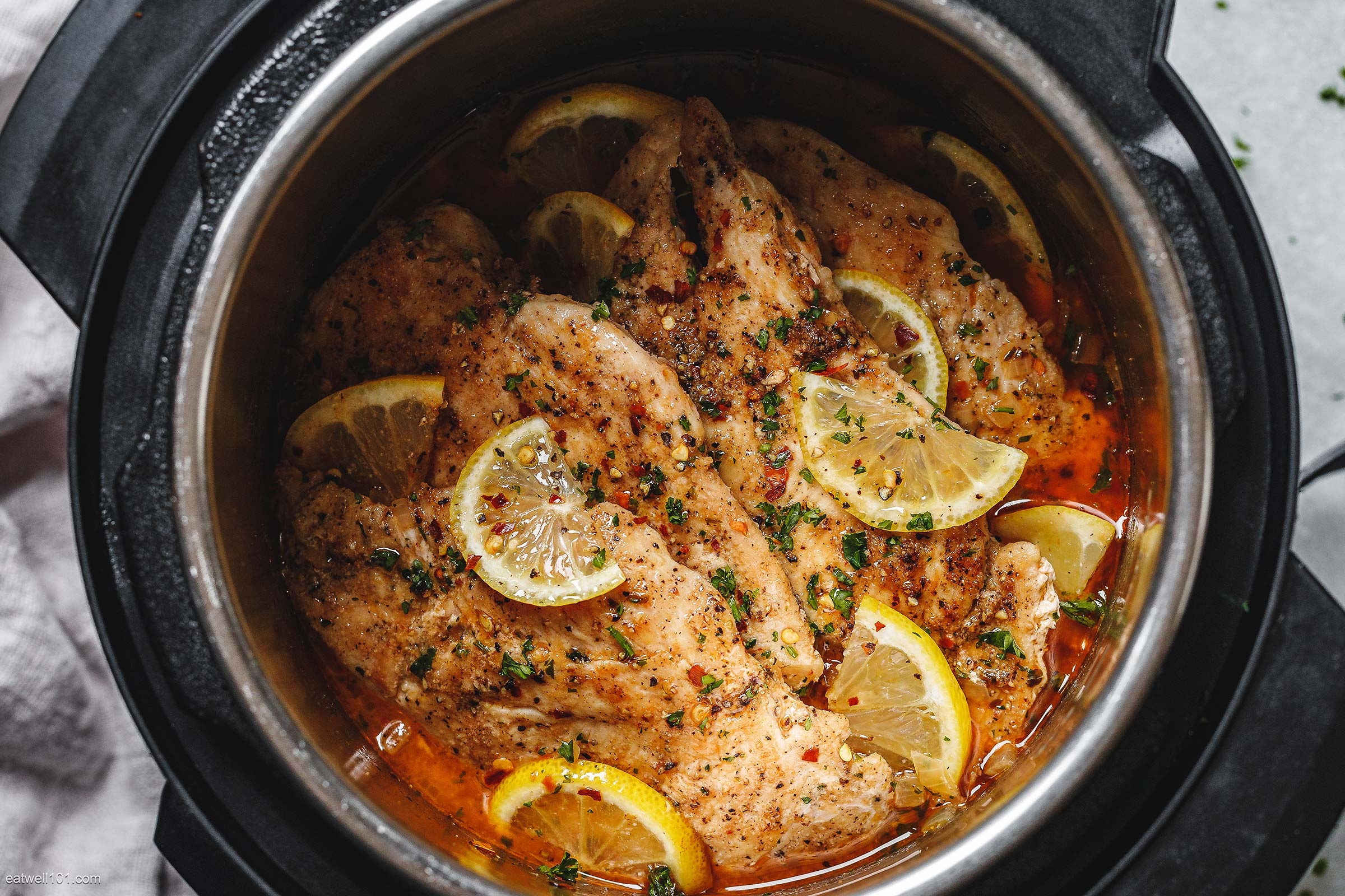 Instant Pot Lemon Garlic Chicken Breasts Recipe Instant Pot Chicken Breasts Recipe Eatwell101