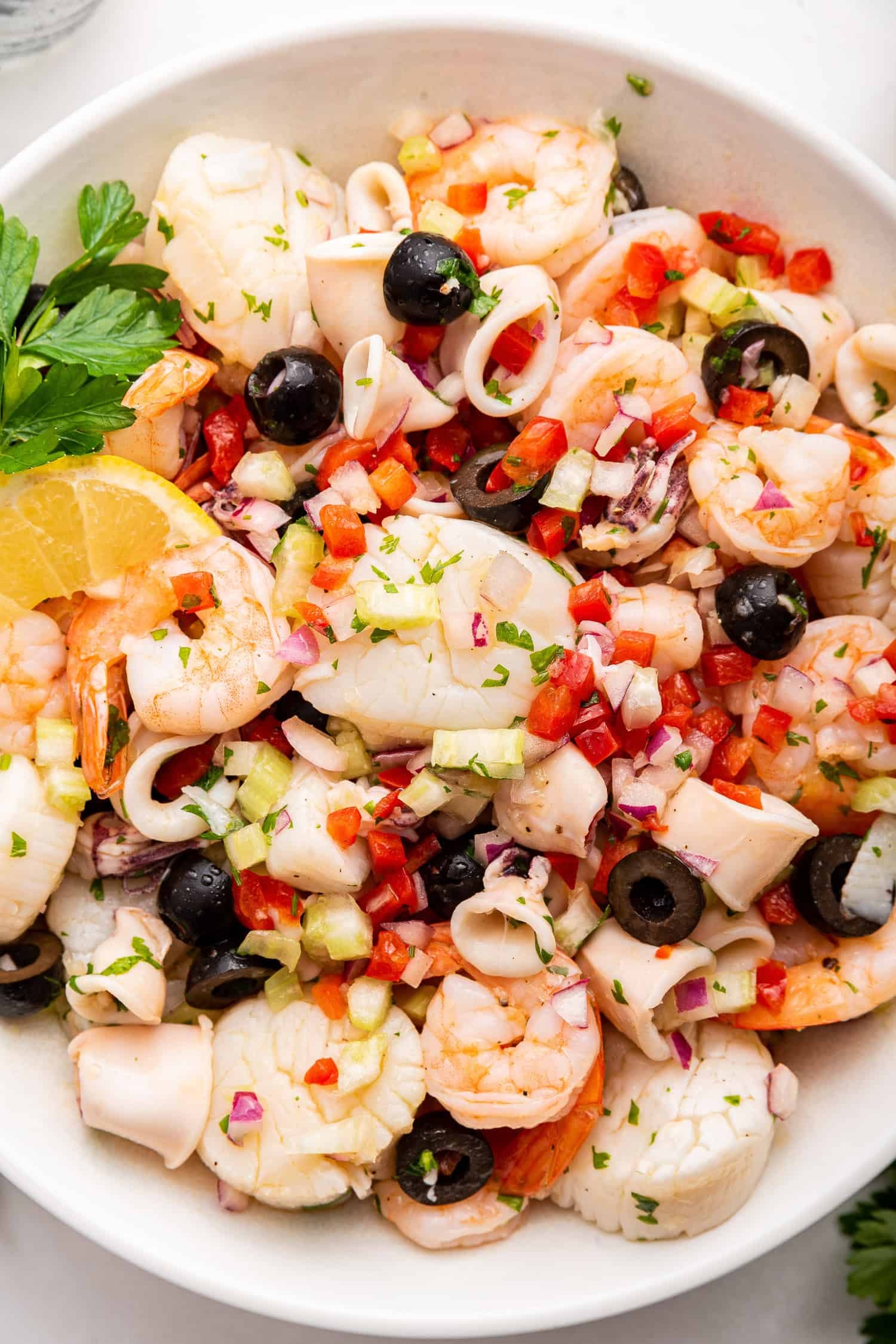 Italian Seafood Salad Insalata Di Mare Feeling Foodish