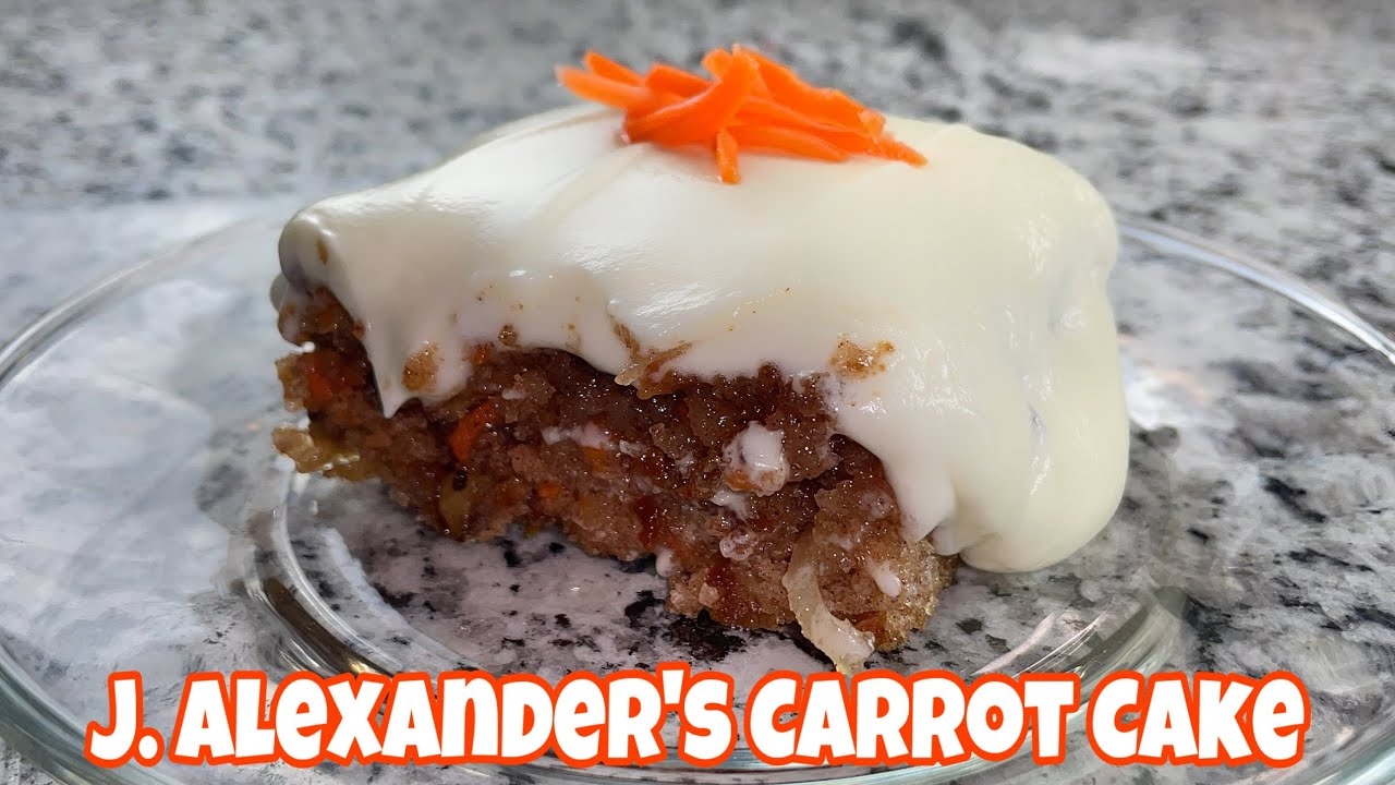 J ALEXANDER S CARROT CAKE RECIPE 02 COOKING WITH ME YouTube