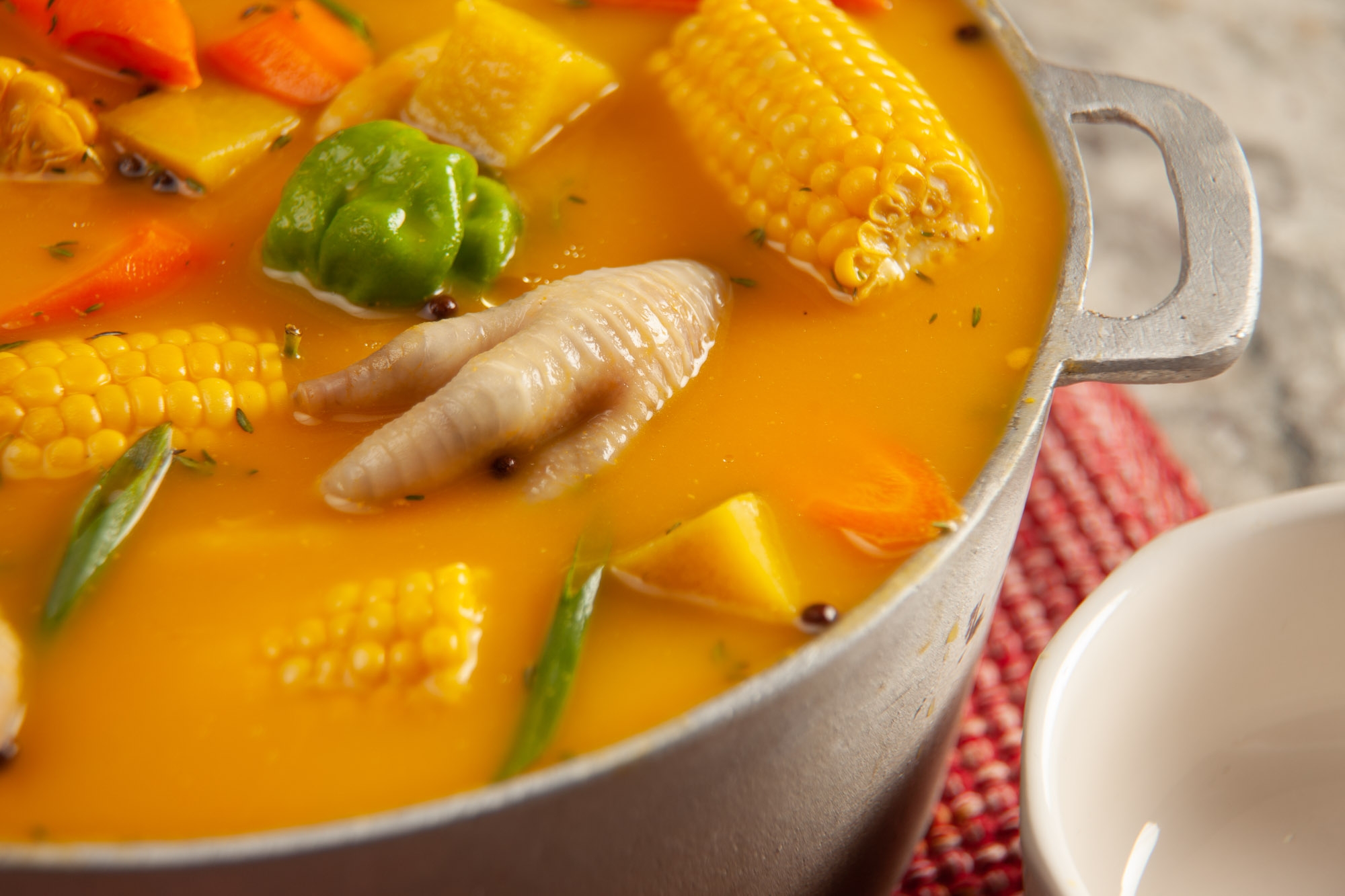 Jamaican Chicken Foot Pumpkin Soup The Best Dressed Chicken The Best Dressed Chicken