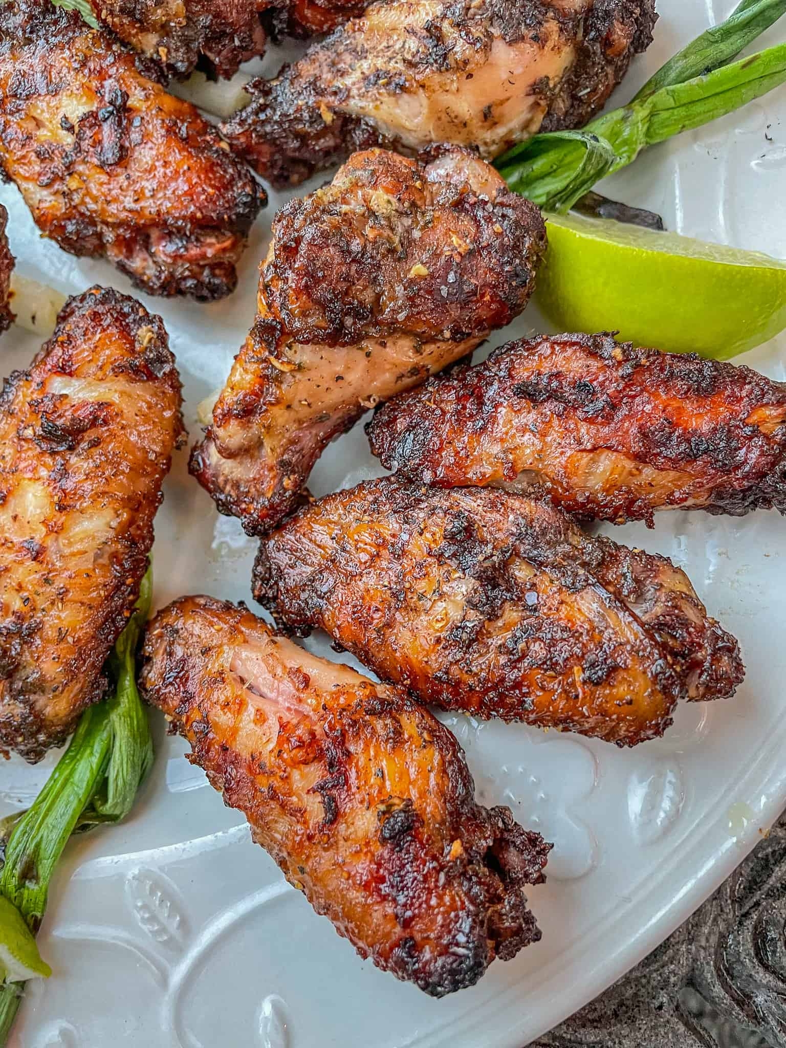 Jamaican Jerk Chicken Wings Beach Girl Grills