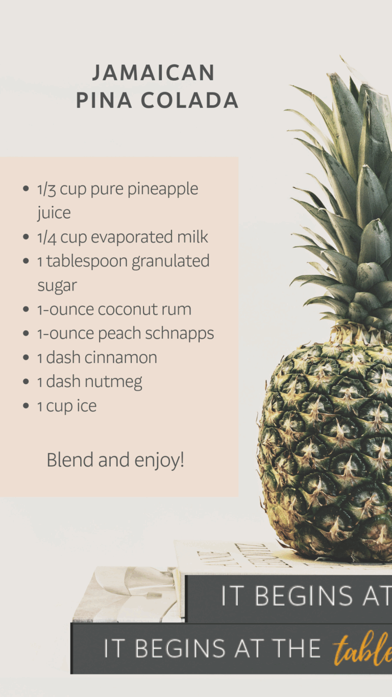 Jamaican Pi a Colada Recipe Caribbean Style Culinary Butterfly