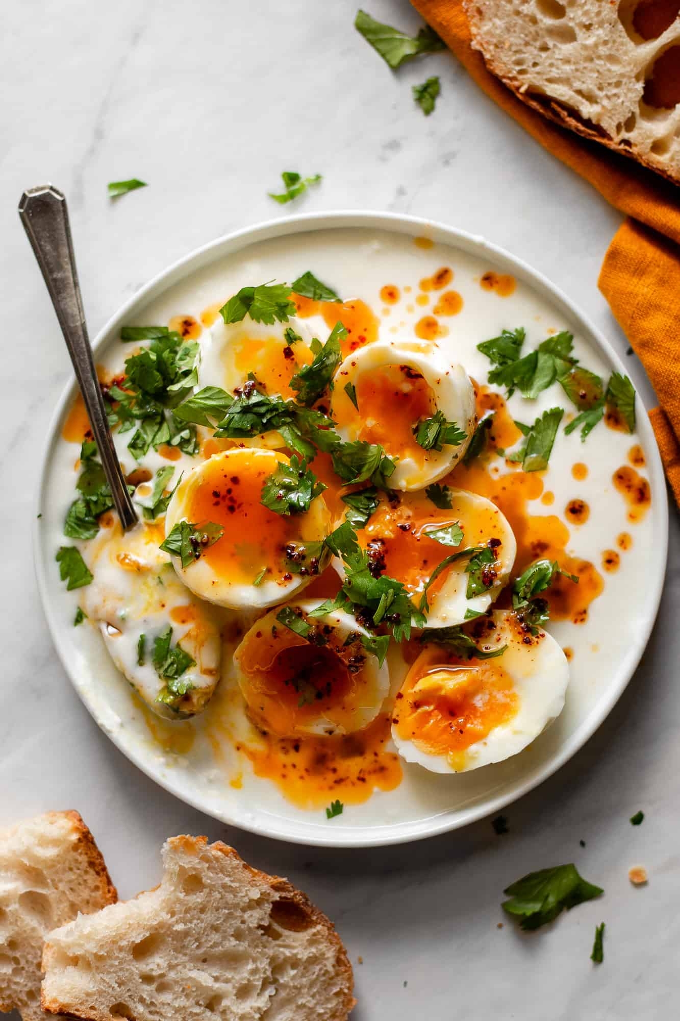 Jammy Eggs With Greek Yogurt And Miso Butter Cultured Guru