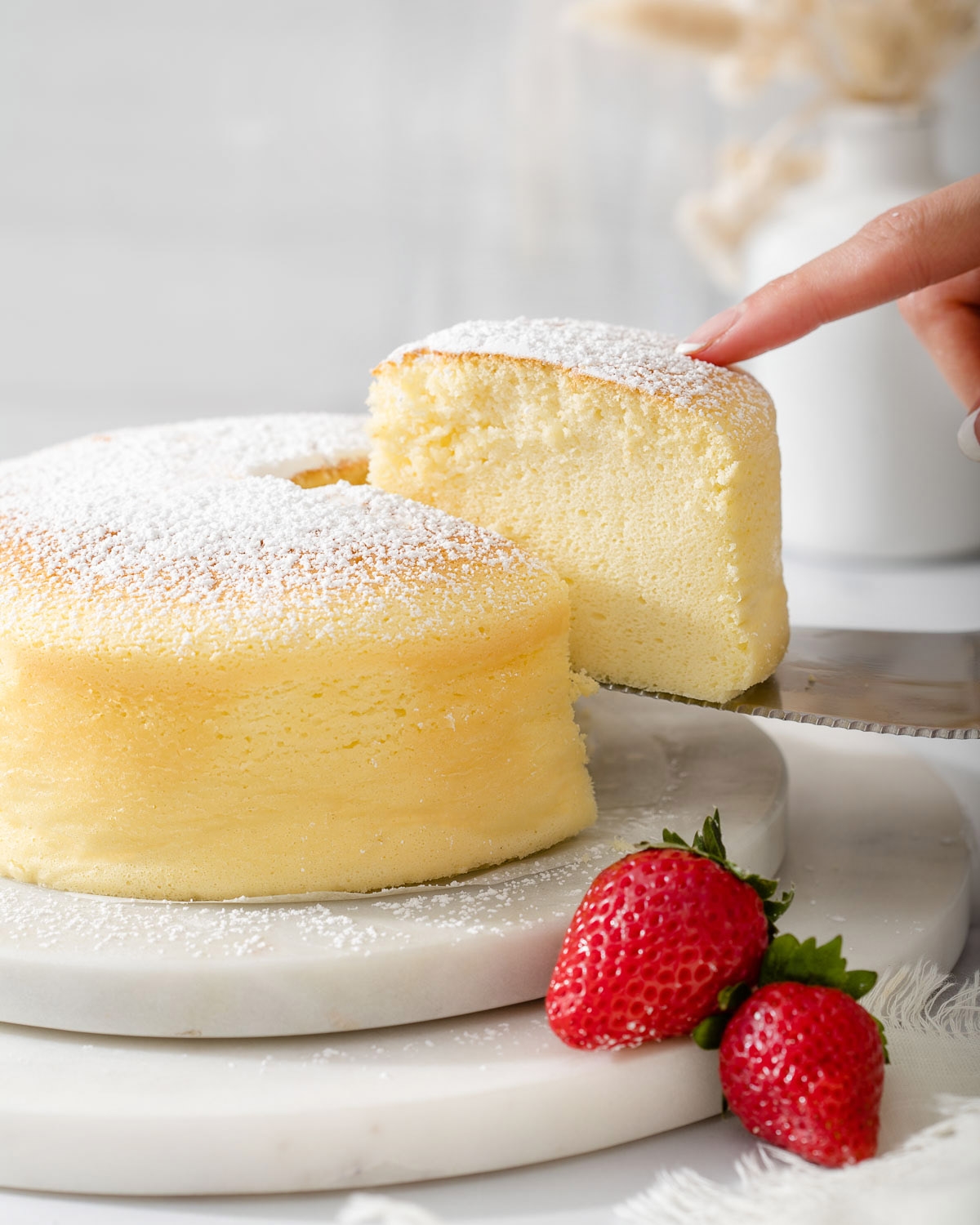 Japanese Cotton Cheesecake Takes Two Eggs