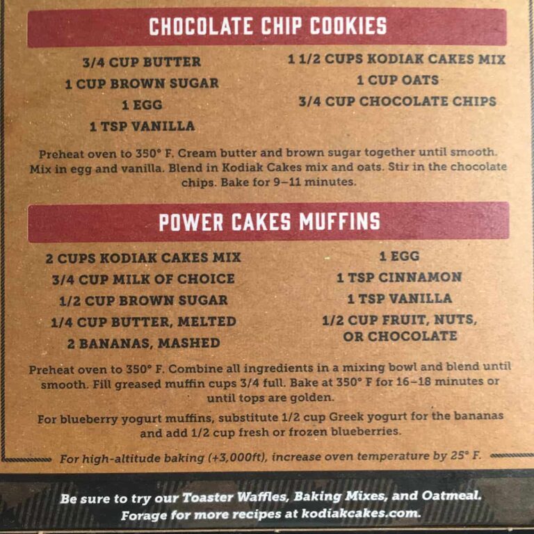 Kodiak Cakes Banana Muffin Recipe Protein Pancake Mix Muffins 