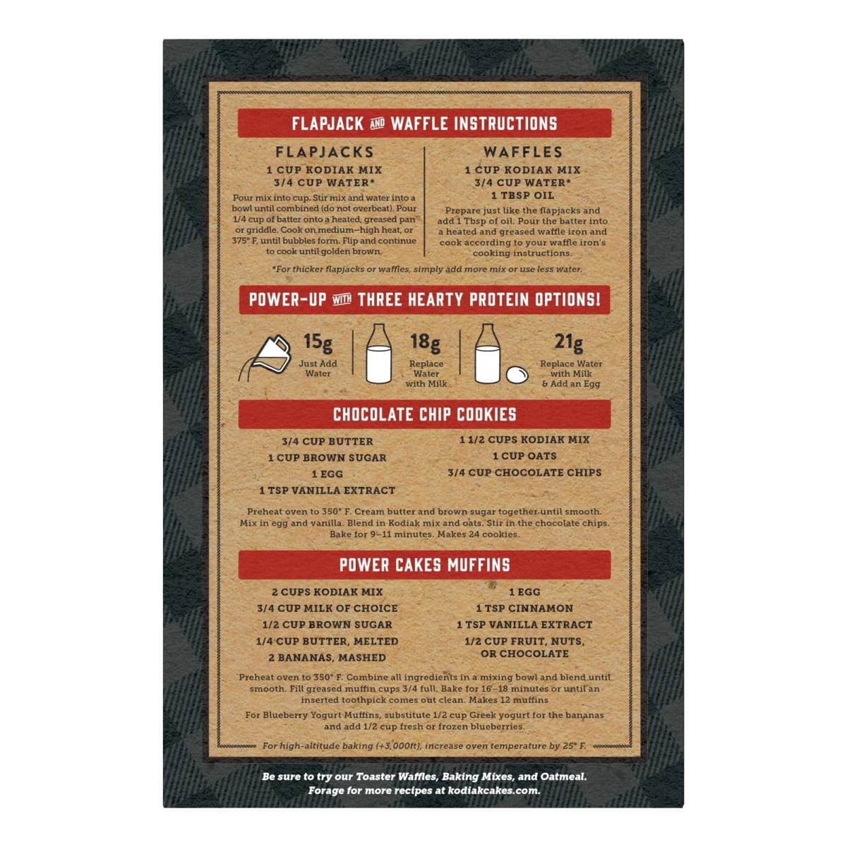 Kodiak Protein Packed Power Cakes Buttermilk Pancake And Waffle Mix 20 Oz Box Walmart Kodiak Protein Packed Power Cakes Buttermilk Pancake And Waffle Mix 20 Oz Box Walmart