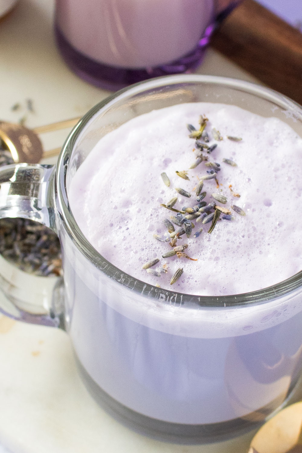 Lavender Tea Latte Club Crafted Lavender Tea Latte Club Crafted