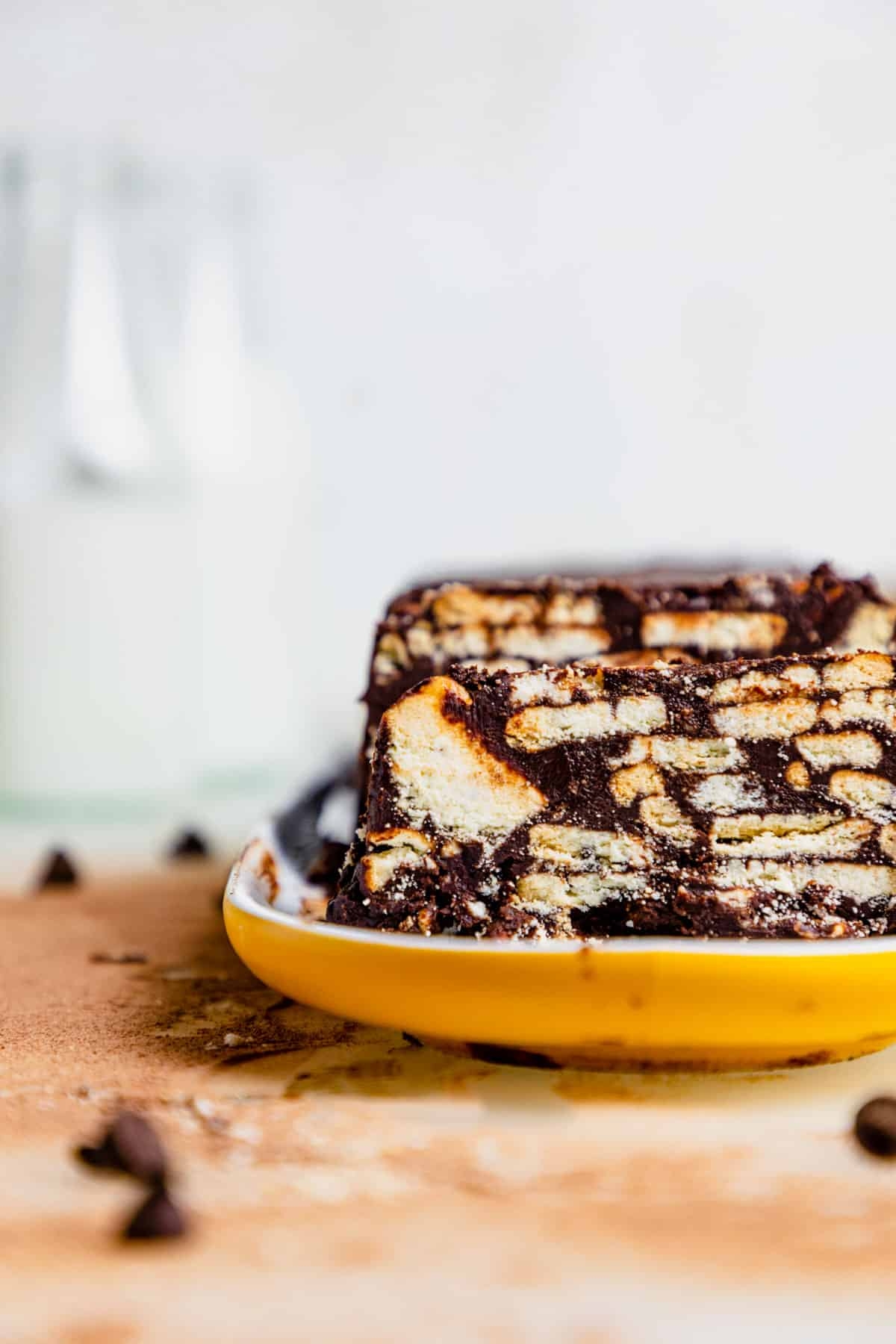Lazy Cake Chocolate Biscuit Cake Science Crumbs