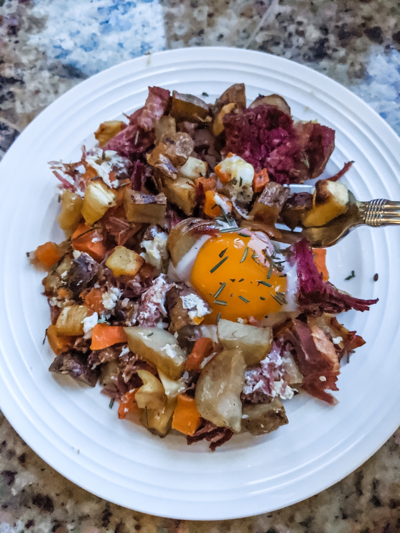 Leftover Corned Beef Hash With Root Vegetables Marie Bostwick