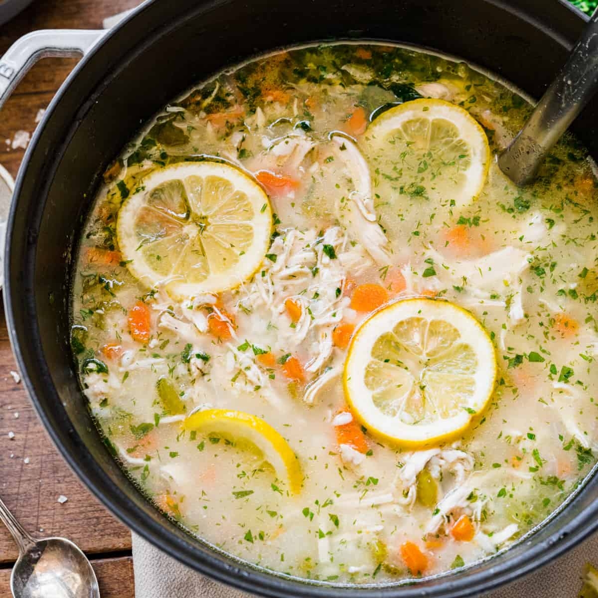 Lemon Chicken Soup With Rice The Country Cook Lemon Chicken Soup With Rice The Country Cook